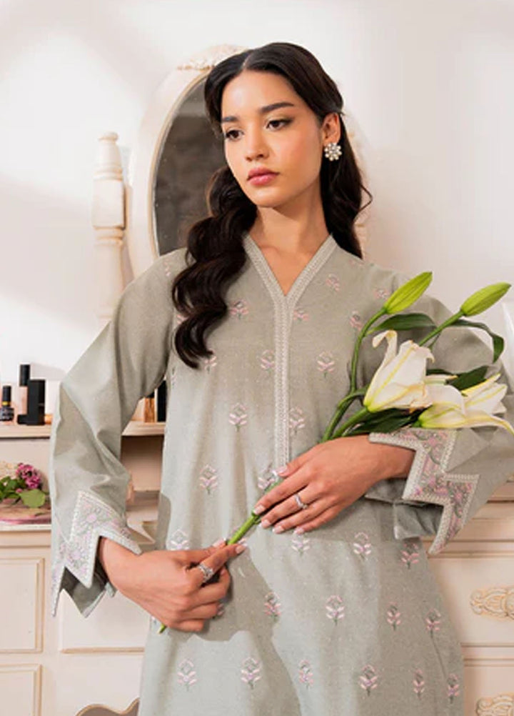 Kross Kulture Pret Embroidered Cotton 2 Piece Suit 0001560-SGR