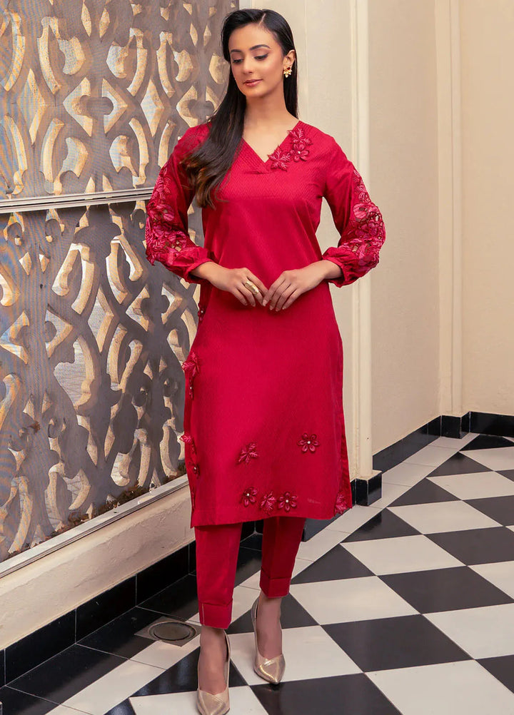 Kross Kulture Pret Embroidered Cotton Kurti Rosebud KGL-00958