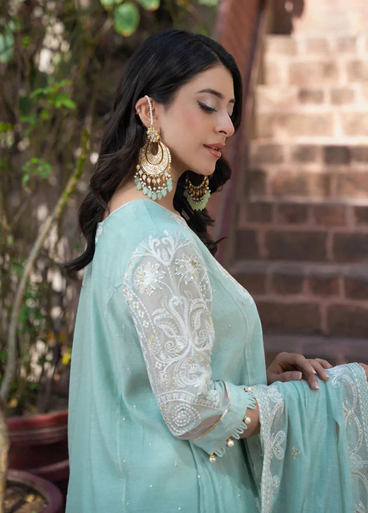 Kross Kulture Pret Embroidered Cotton Net 3 Piece Suit Mia KKSG-00535