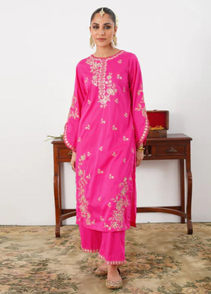 Kross Kulture Pret Embroidered Cotton Silk 2 Piece Suit 0001534-HPK