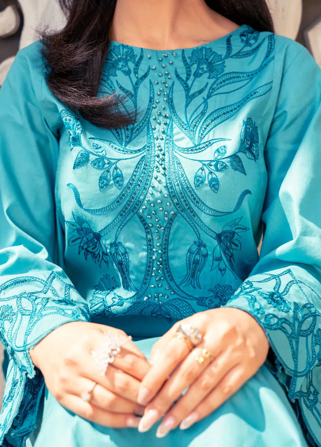 Kross Kulture Pret Embroidered Lawn 2 Piece Suit Ravishing KE-00834