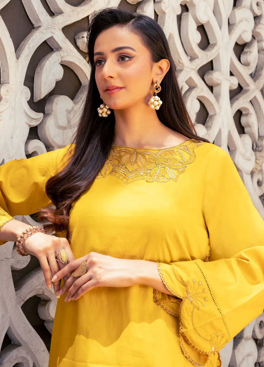 Kross Kulture Pret Embroidered Lawn 2 Piece Suit Sage KE-00831