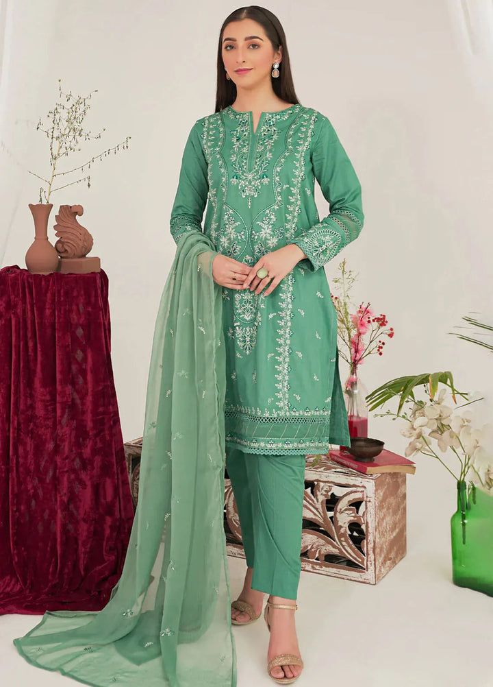 Kross Kulture Pret Embroidered Lawn 3 Piece Suit Ansa KE-00718