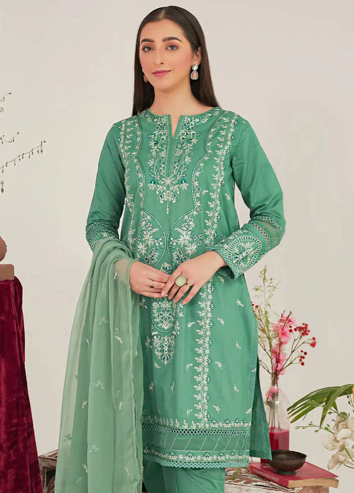 Kross Kulture Pret Embroidered Lawn 3 Piece Suit Ansa KE-00718