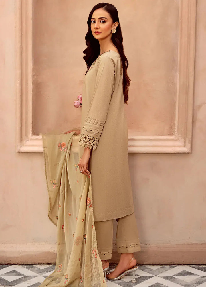 Kross Kulture Pret Embroidered Lawn 3 Piece Suit Dahlia KE-00677