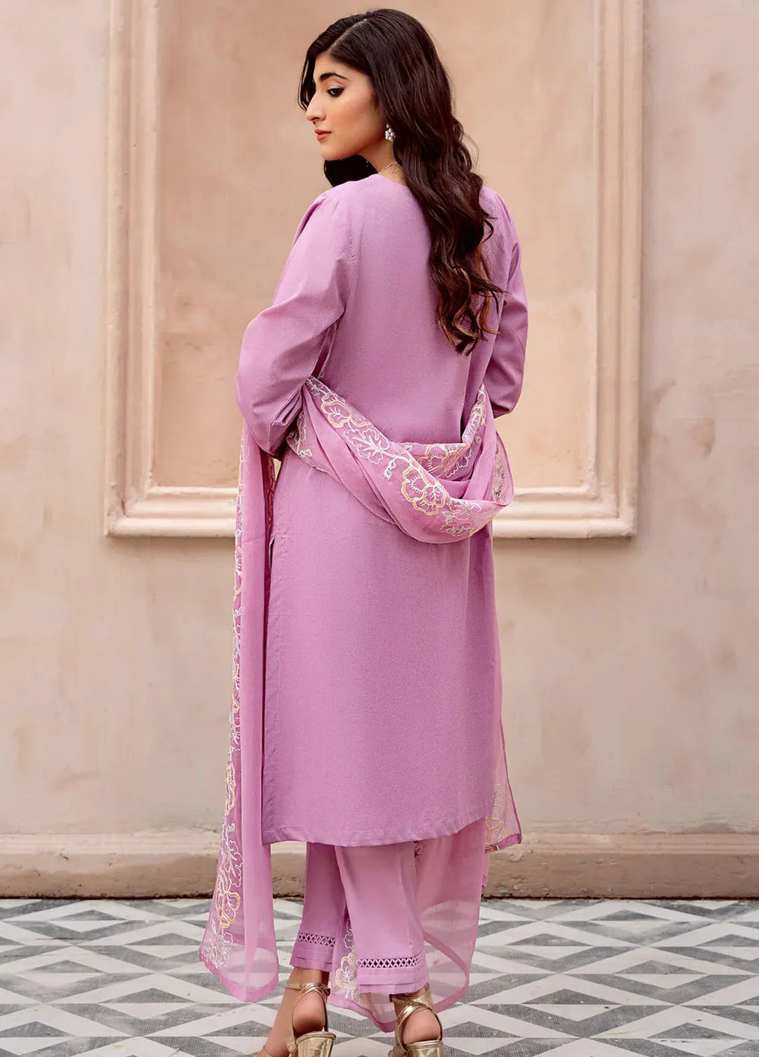 Kross Kulture Pret Embroidered Lawn 3 Piece Suit Daisy KE-00680