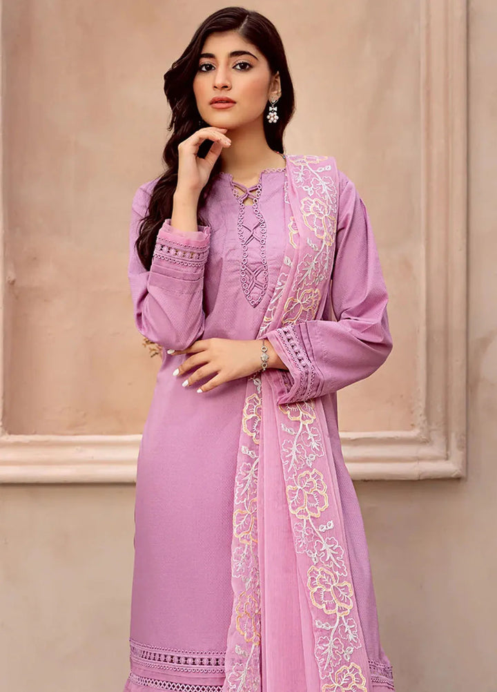 Kross Kulture Pret Embroidered Lawn 3 Piece Suit Daisy KE-00680