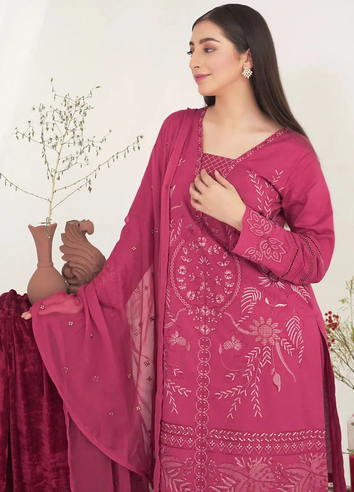 Kross Kulture Pret Embroidered Lawn 3 Piece Suit Hadiya KE-00719