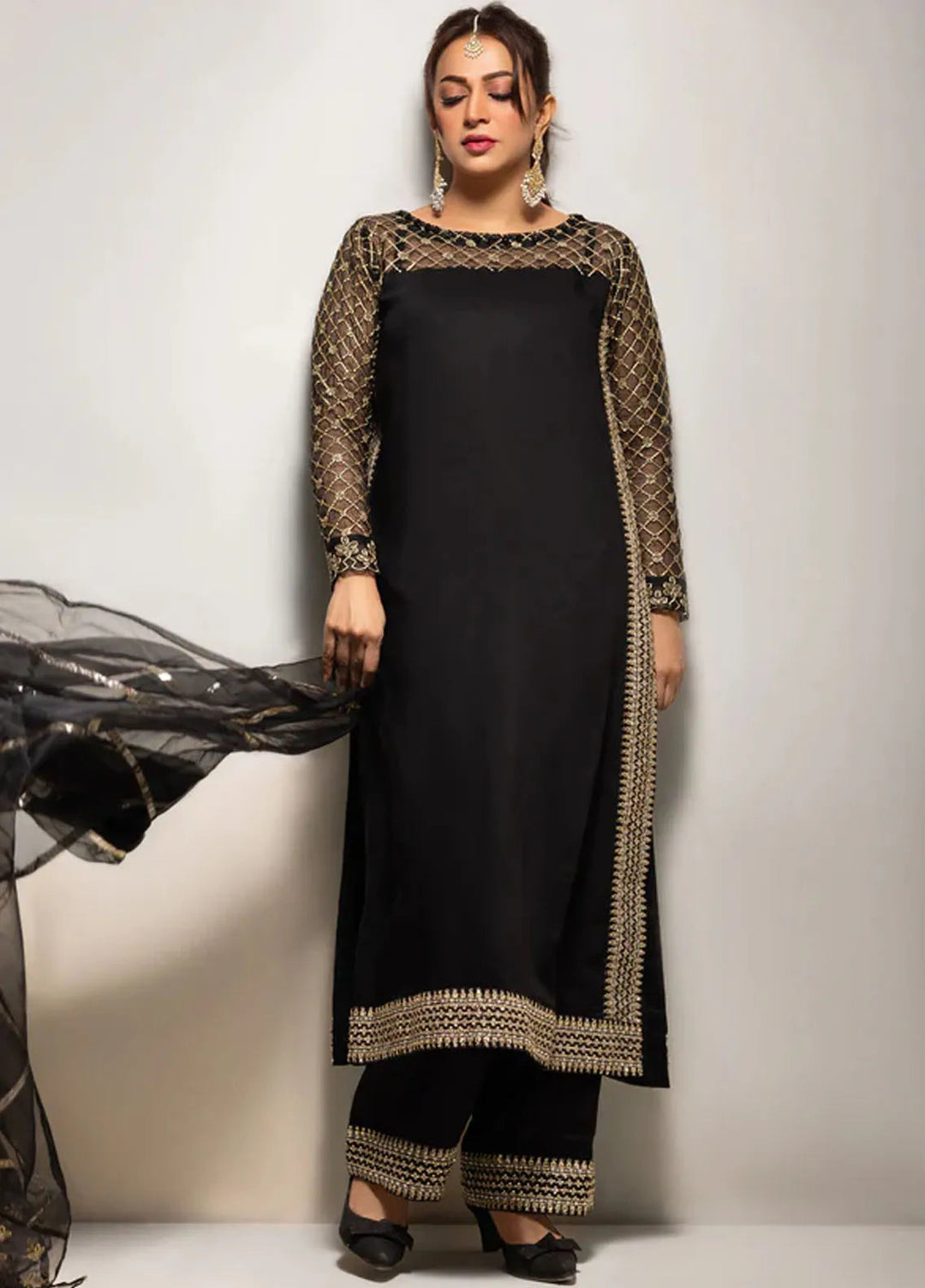 Kross Kulture Pret Embroidered Lawn 3 Piece Suit KLX-01041