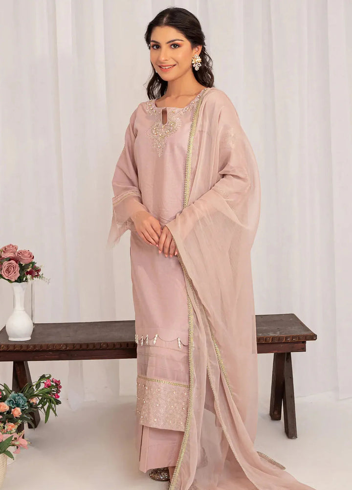 Kross Kulture Pret Embroidered Lawn 3 Piece Suit Mor KKSG-00782