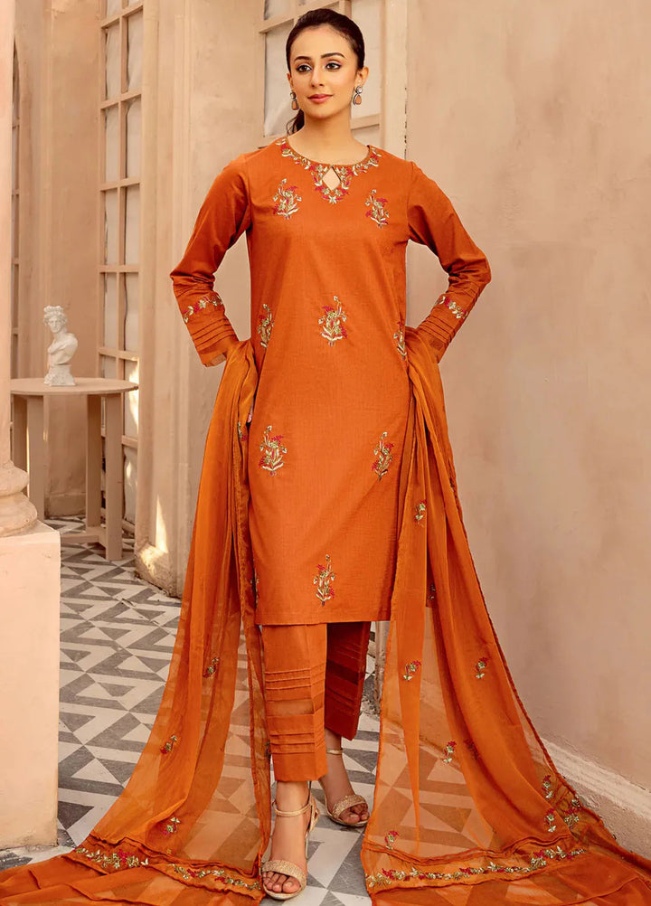 Kross Kulture Pret Embroidered Lawn 3 Piece Suit Muse KE-00676