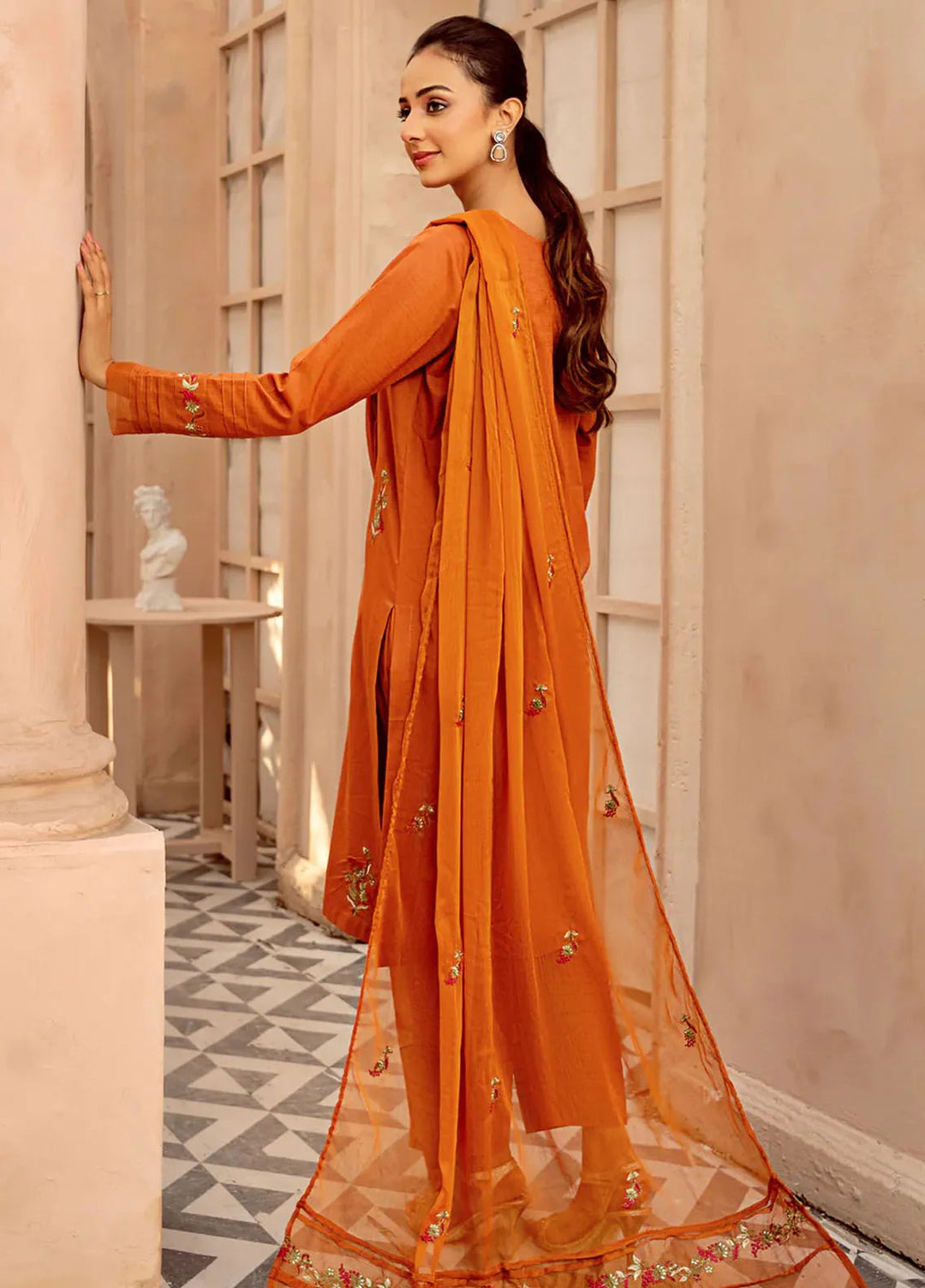 Kross Kulture Pret Embroidered Lawn 3 Piece Suit Muse KE-00676