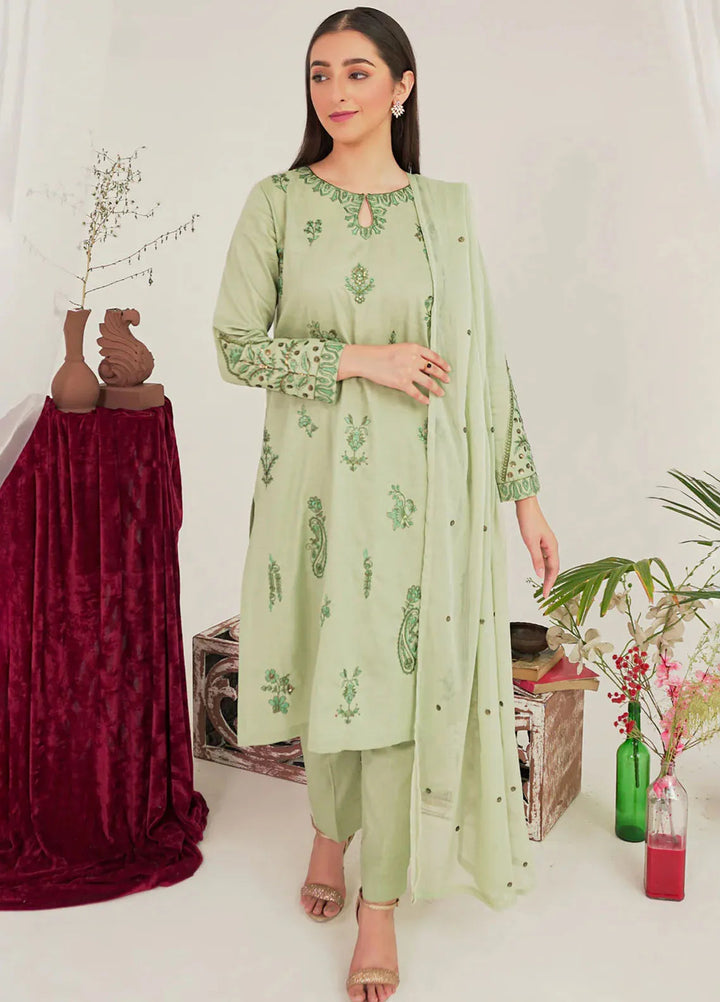 Kross Kulture Pret Embroidered Lawn 3 Piece Suit Ruya KE-00720