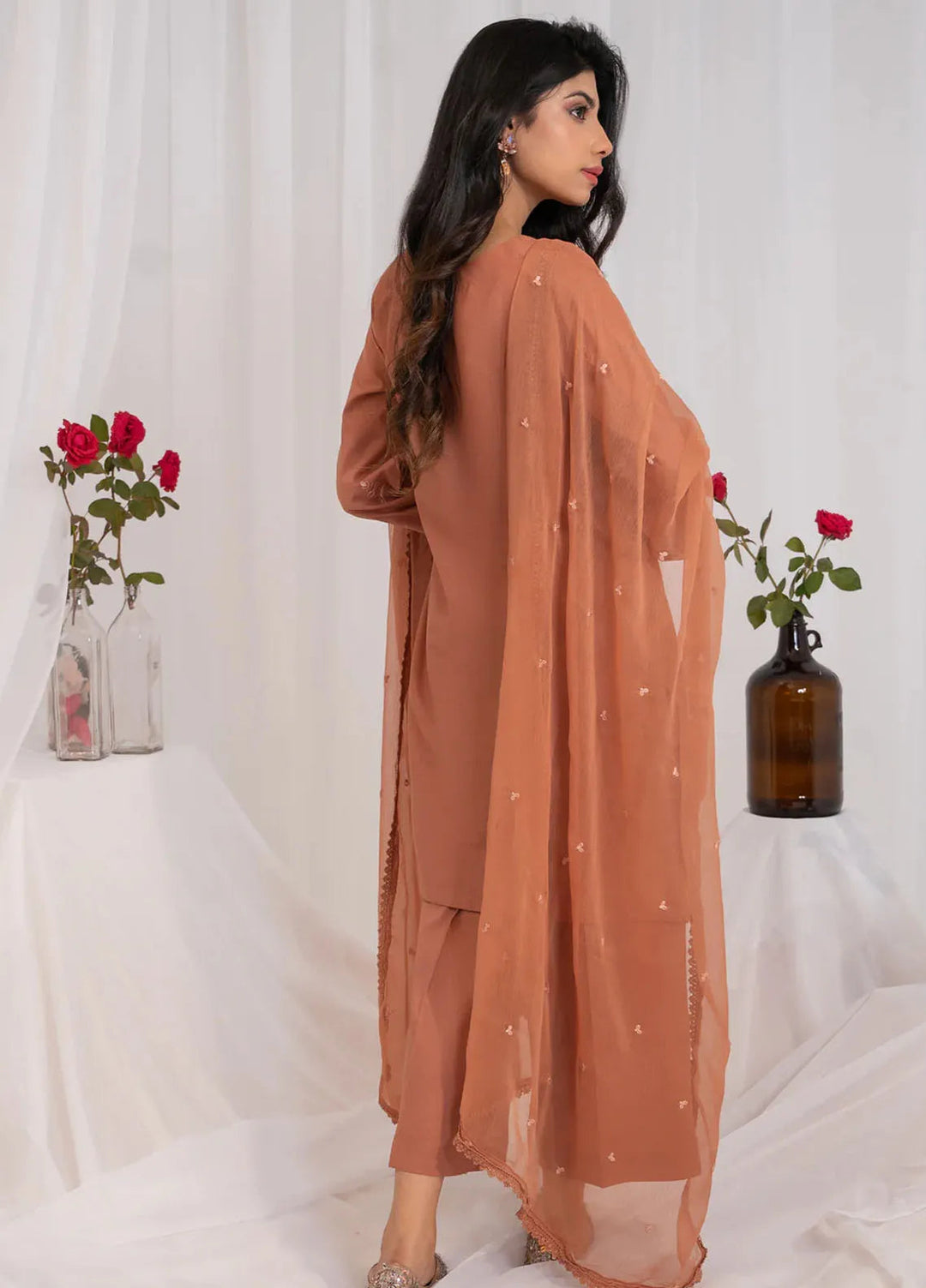 Kross Kulture Pret Embroidered Lawn 3 Piece Suit Zeest KKSG-00778