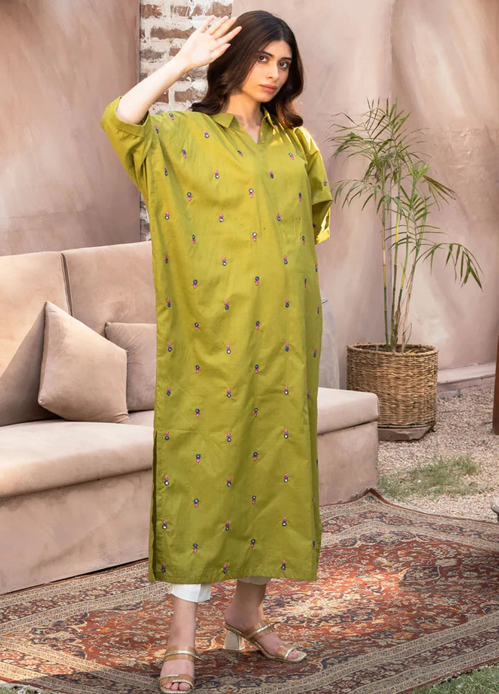 Kross Kulture Pret Embroidered Lawn Kurti Bloomed chic KGL-00777