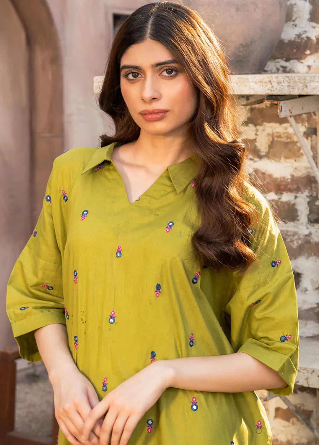 Kross Kulture Pret Embroidered Lawn Kurti Bloomed chic KGL-00777