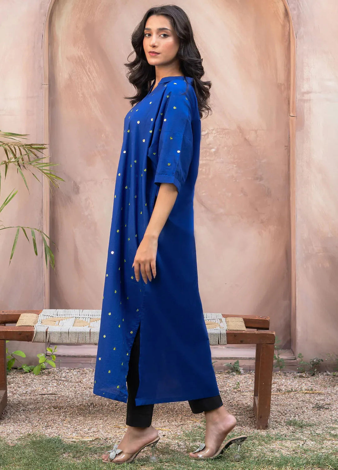 Kross Kulture Pret Embroidered Lawn Kurti DUSK DAZZLE KGL-00776