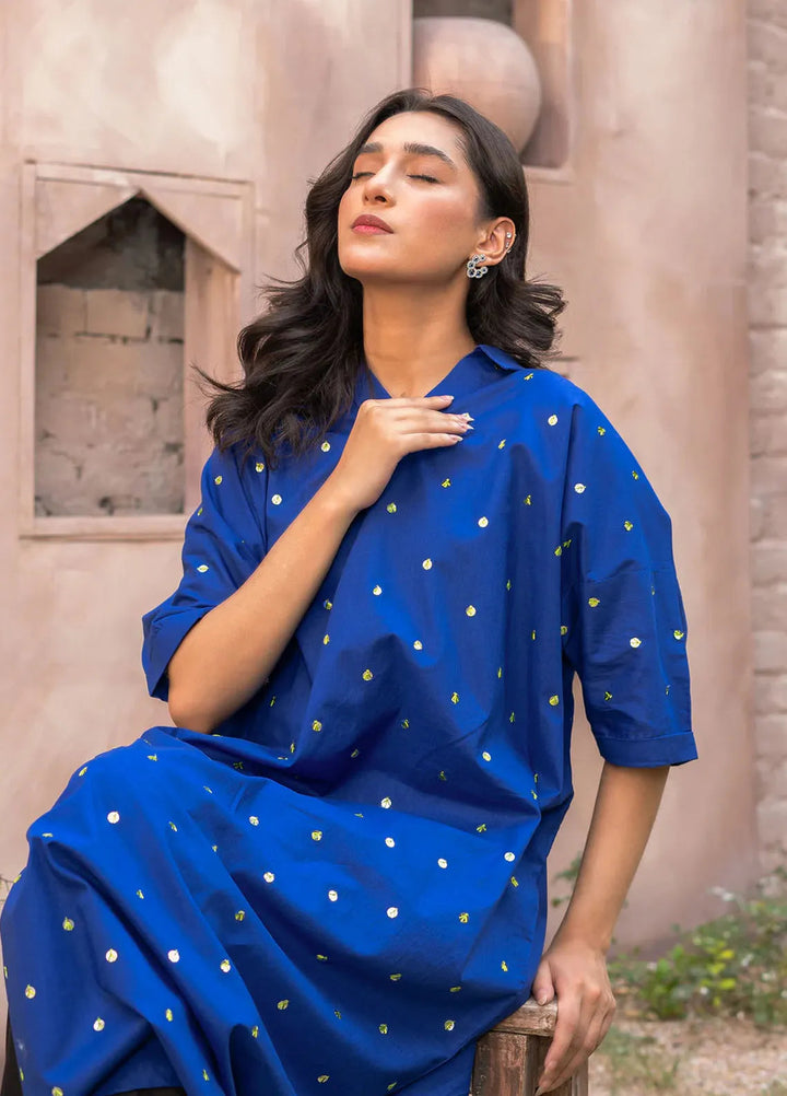 Kross Kulture Pret Embroidered Lawn Kurti DUSK DAZZLE KGL-00776