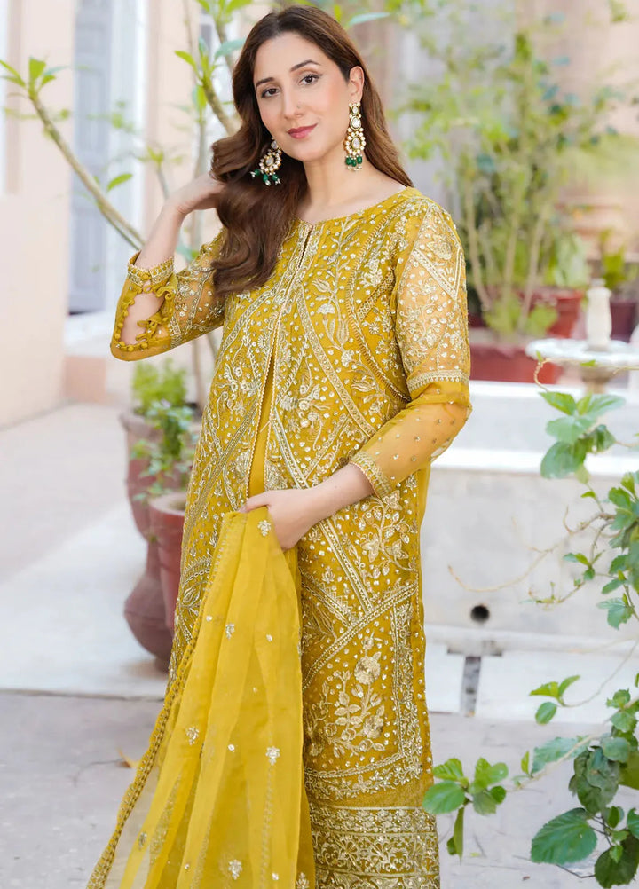 Kross Kulture Pret Embroidered Organza 3 Piece Suit Riaan KLX-00521