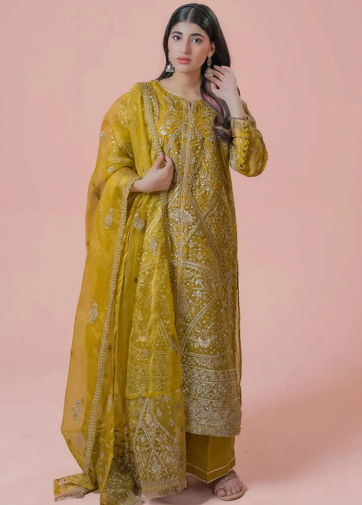 Kross Kulture Pret Embroidered Organza 3 Piece Suit Riaan KLX-00521