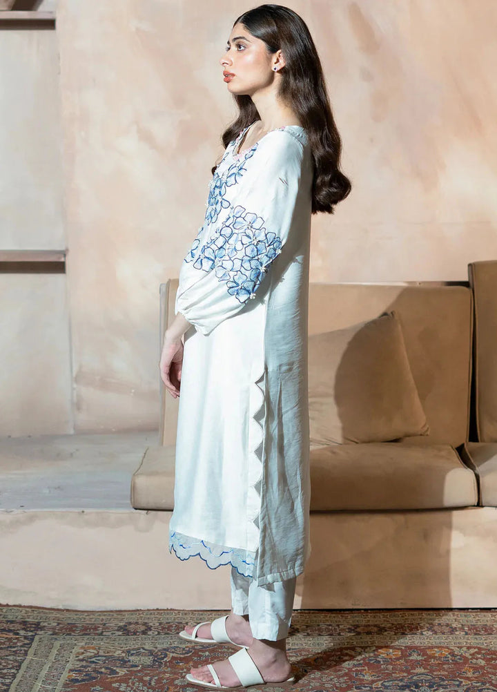 Kross Kulture Pret Embroidered Silk Kurti WHIMSICLE GARDEN KGL-00739