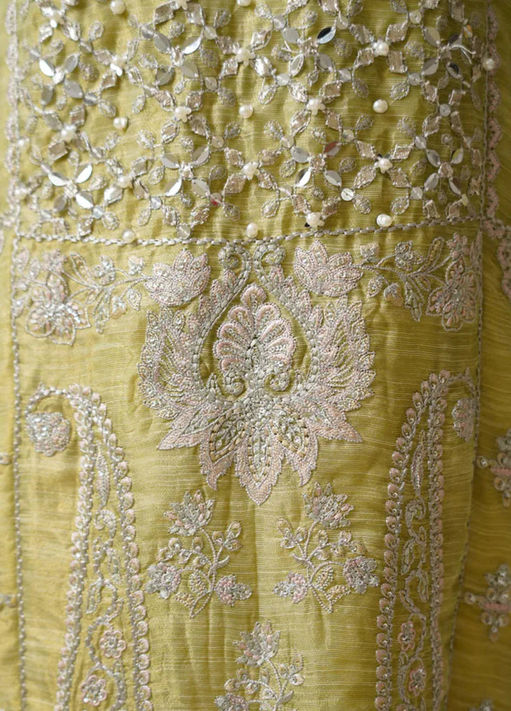 Kross Kulture Pret Embroidered Tissue Masoori 3 Piece Suit Haya KLX- 00524
