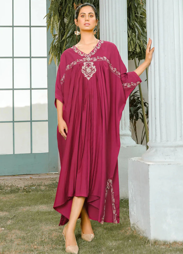 Kross Kulture Pret Embroidered Viscose Kaftan BERDREAMS KKSG 041
