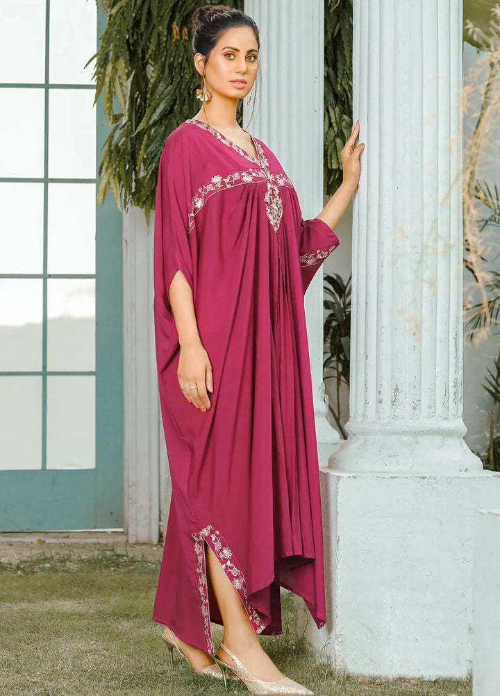 Kross Kulture Pret Embroidered Viscose Kaftan BERDREAMS KKSG 041