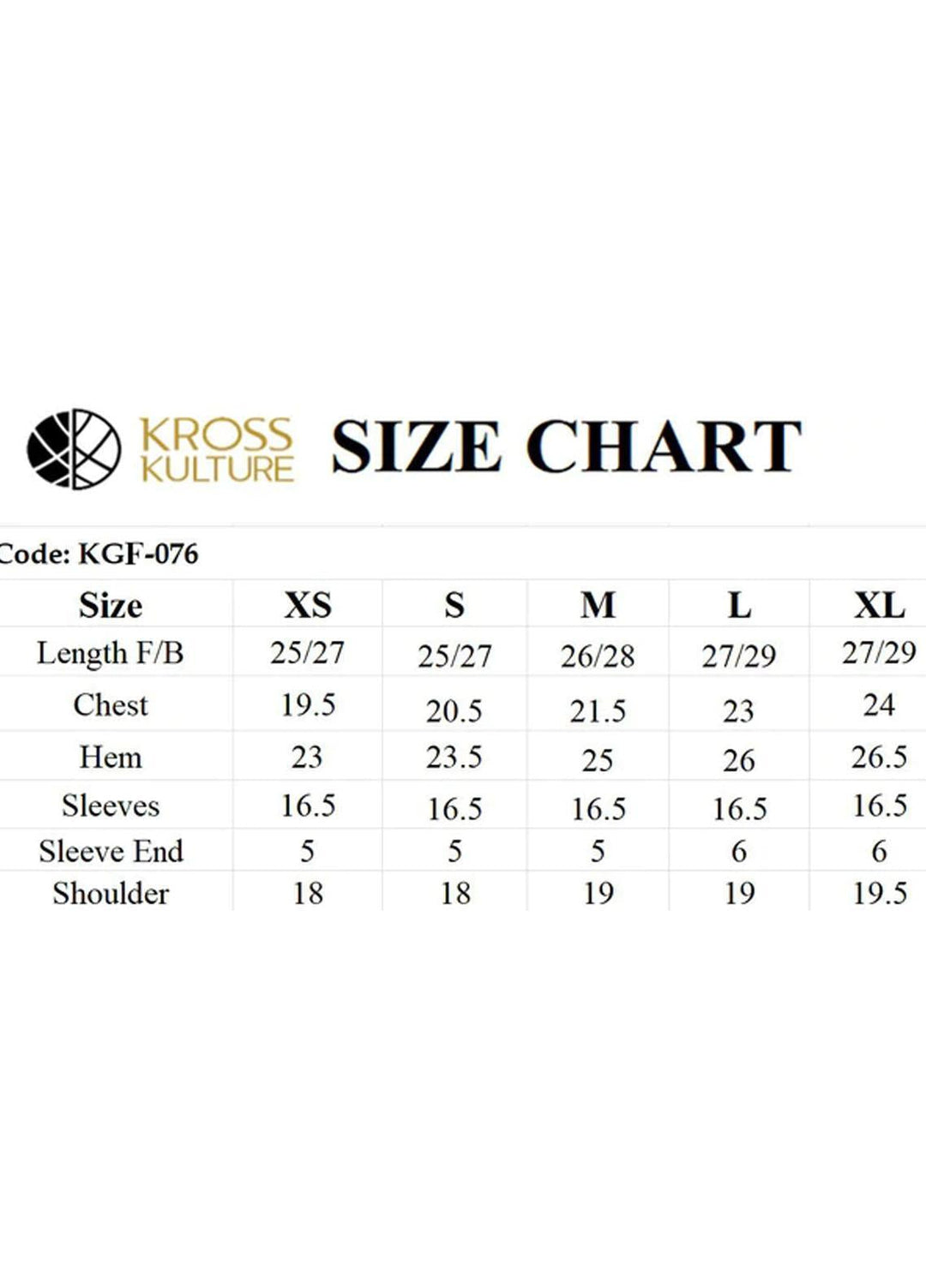 Kross Kulture Pret  Lawn Shirt KGF-076