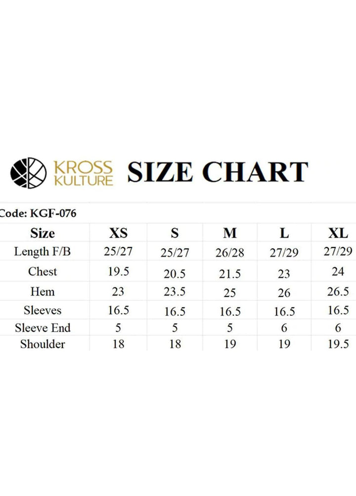 Kross Kulture Pret  Lawn Shirt KGF-076