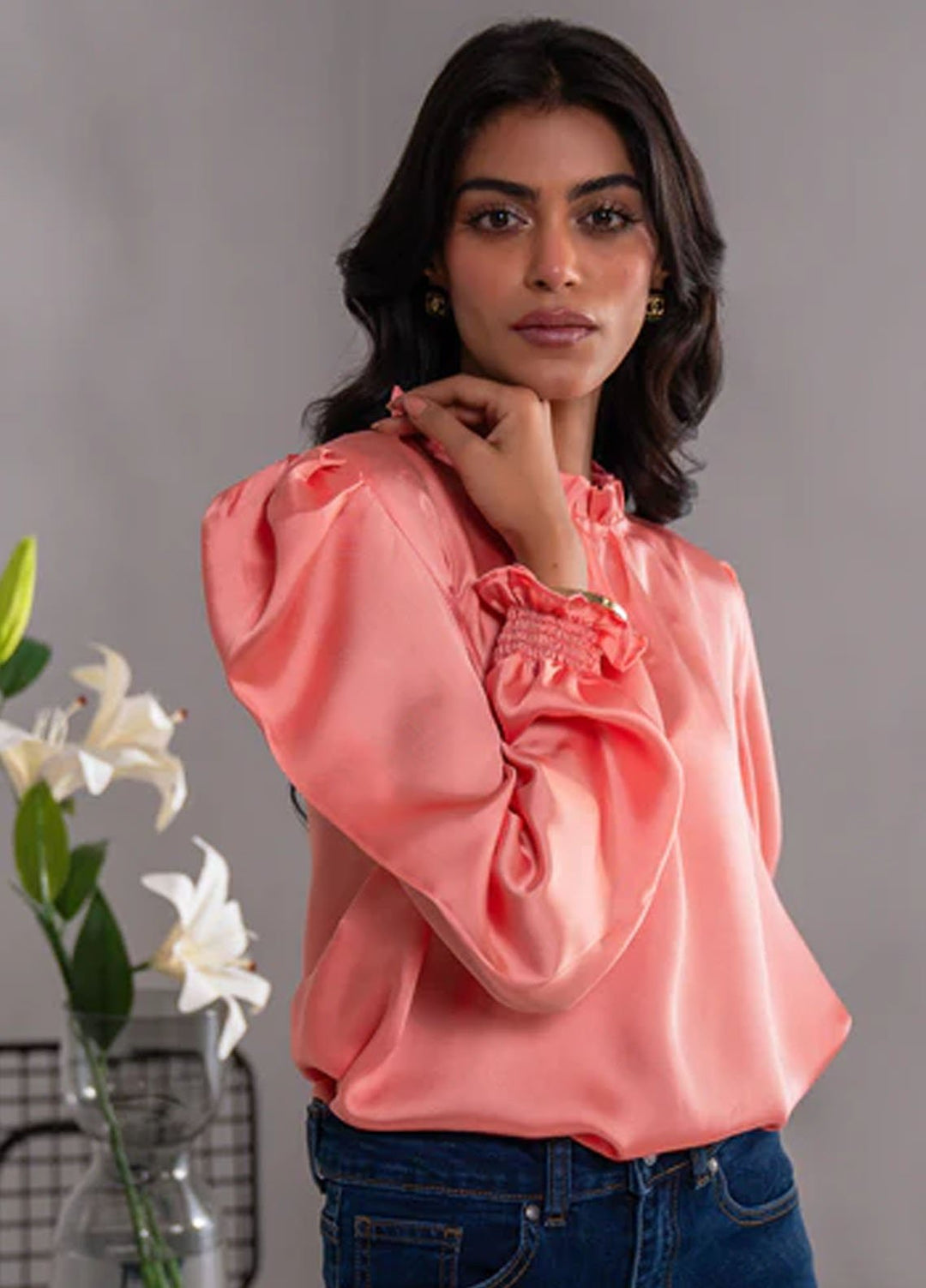 Kross Kulture Pret Plain Silk 1 Piece 0001218-PEA