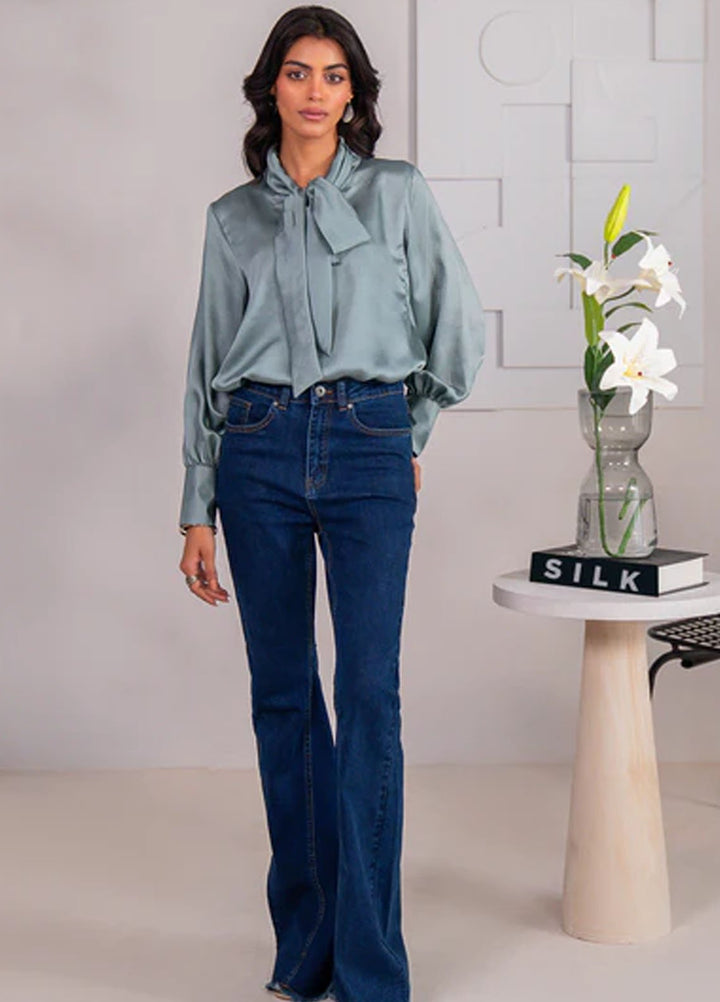 Kross Kulture Pret Plain Silk 1 Piece 0001219-MOG