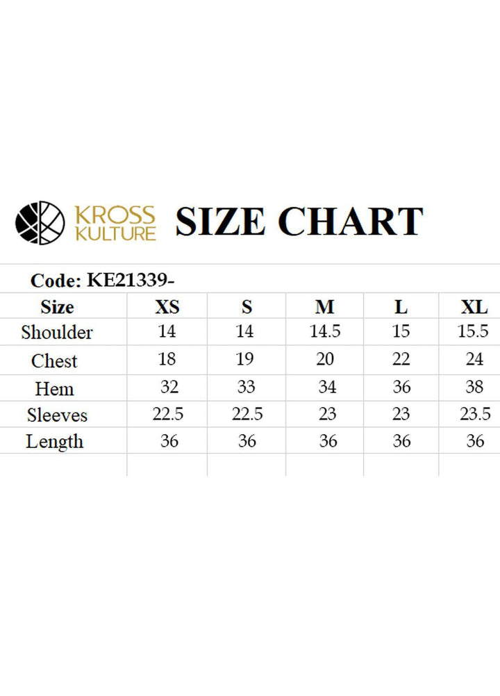 Kross Kulture Formal Pret Embroidered Viscose Shirt KE-21339