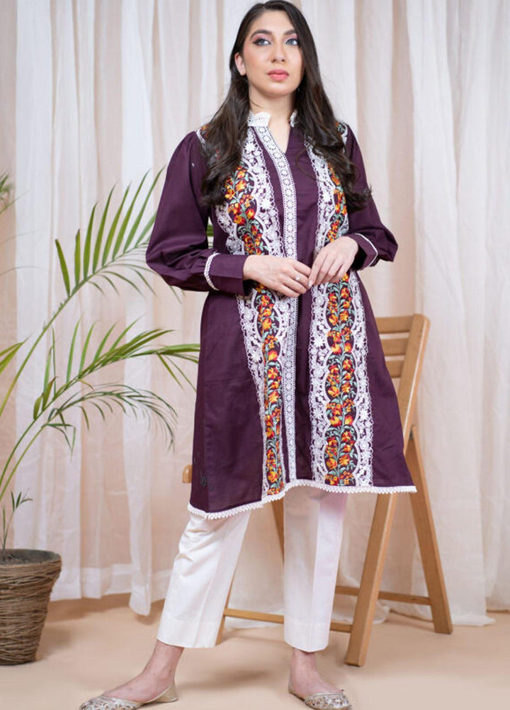 Kross Kulture Formal Pret Embroidered Cambric Shirt KE-21361