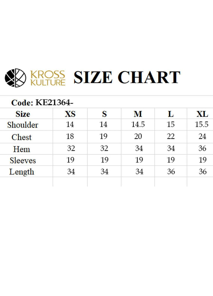 Kross Kulture Formal Pret Embroidered Viscose Shirt KE-21364