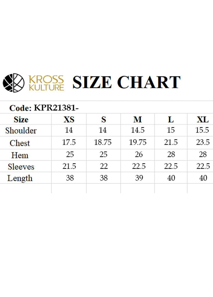 Kross Kulture Formal Pret Printed Cambric Shirt KPR-21381