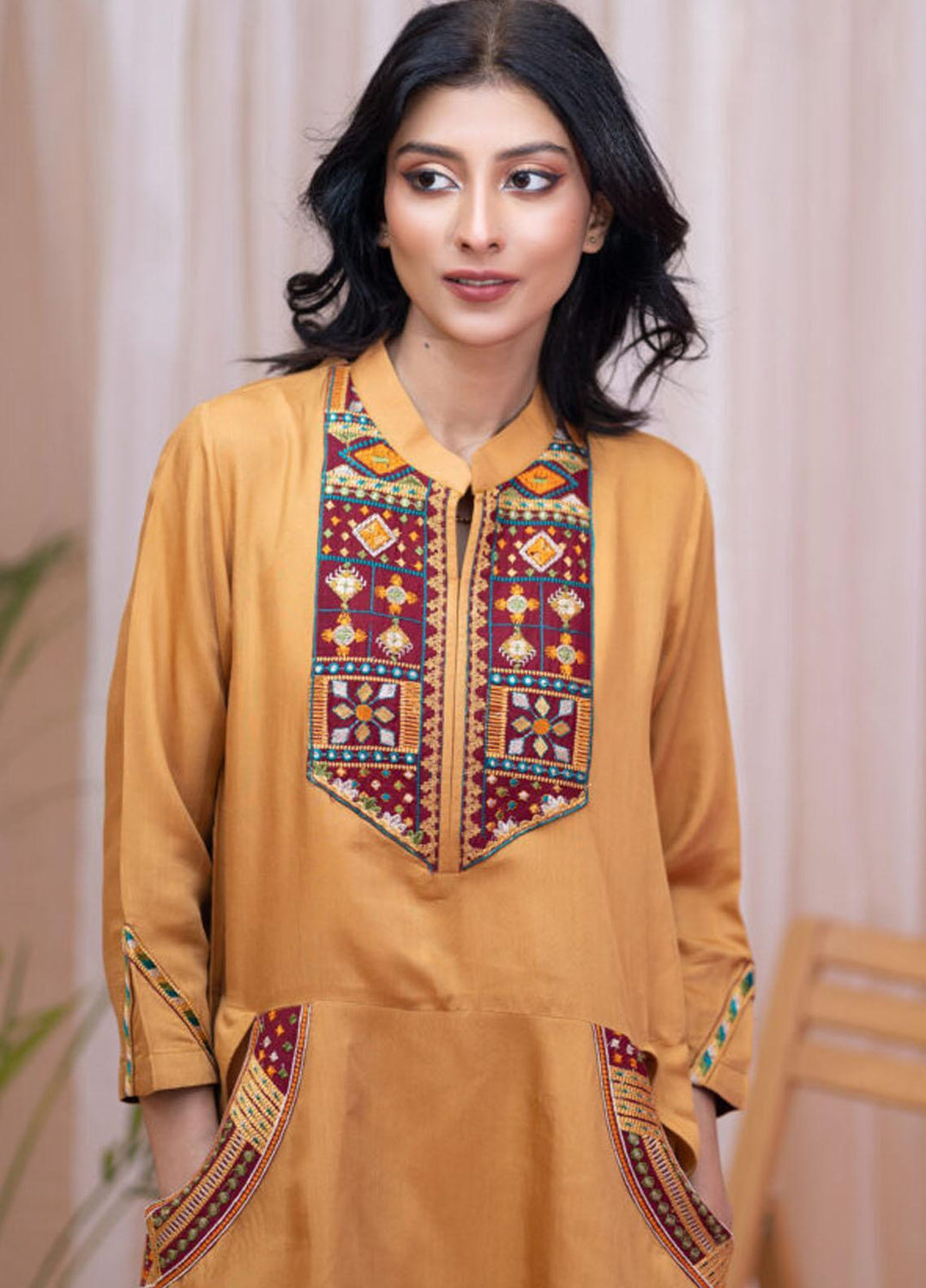 Kross Kulture Formal Pret Embroidered Cotton Shirt KB-21346