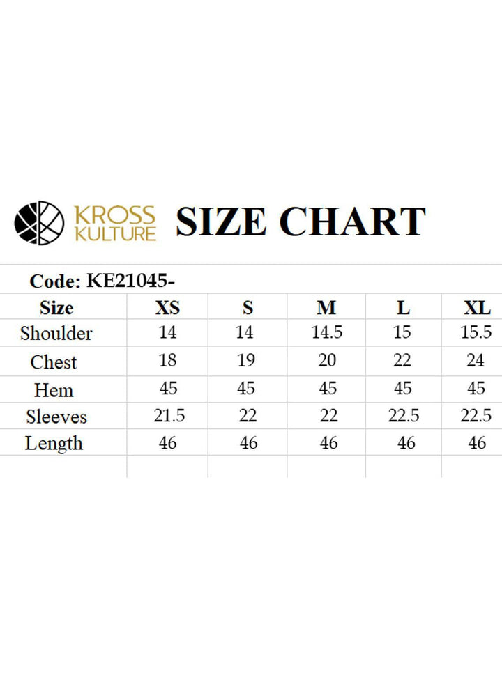 Kross Kulture Formal Pret Embroidered Viscose Frock KE-21045