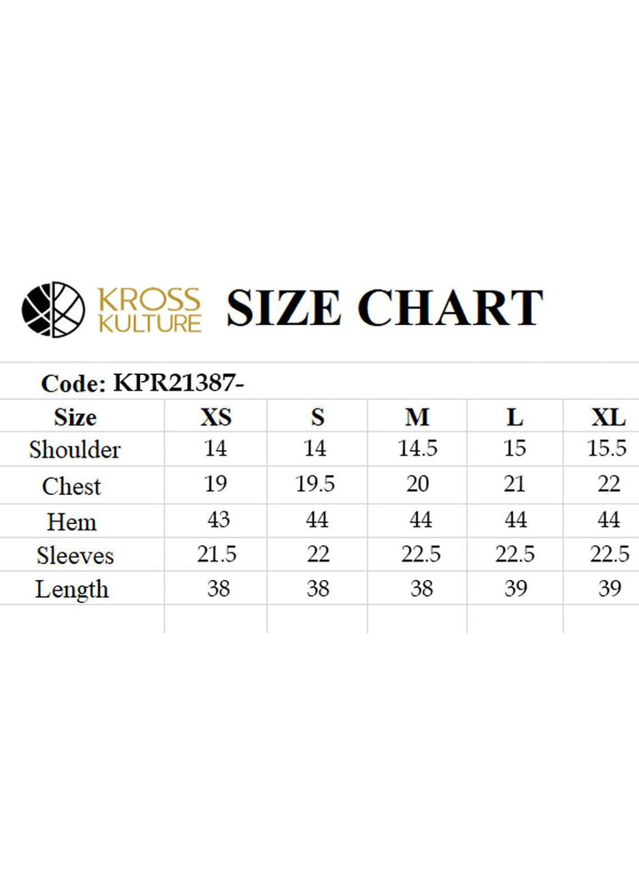 Kross Kulture Formal Pret Printed Cambric Shirt KPR-21387