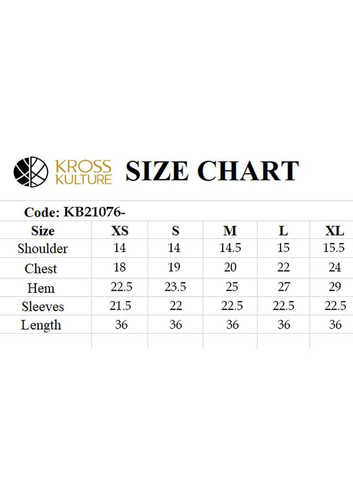 Kross Kulture Formal Pret Printed Cambric Shirt KB-21076