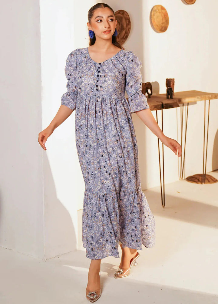 Kross Kulture Pret Printed Lawn Frock Taveer KPR-01012