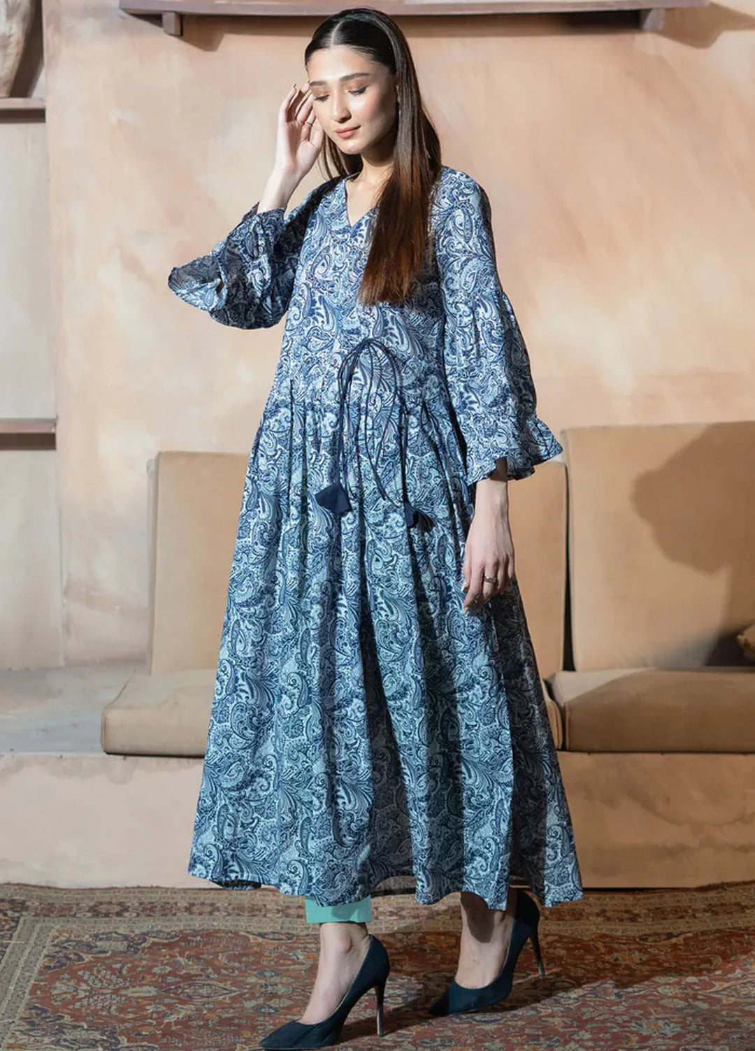 Kross Kulture Pret Printed Lawn Kurti Mishaal KGL-00979