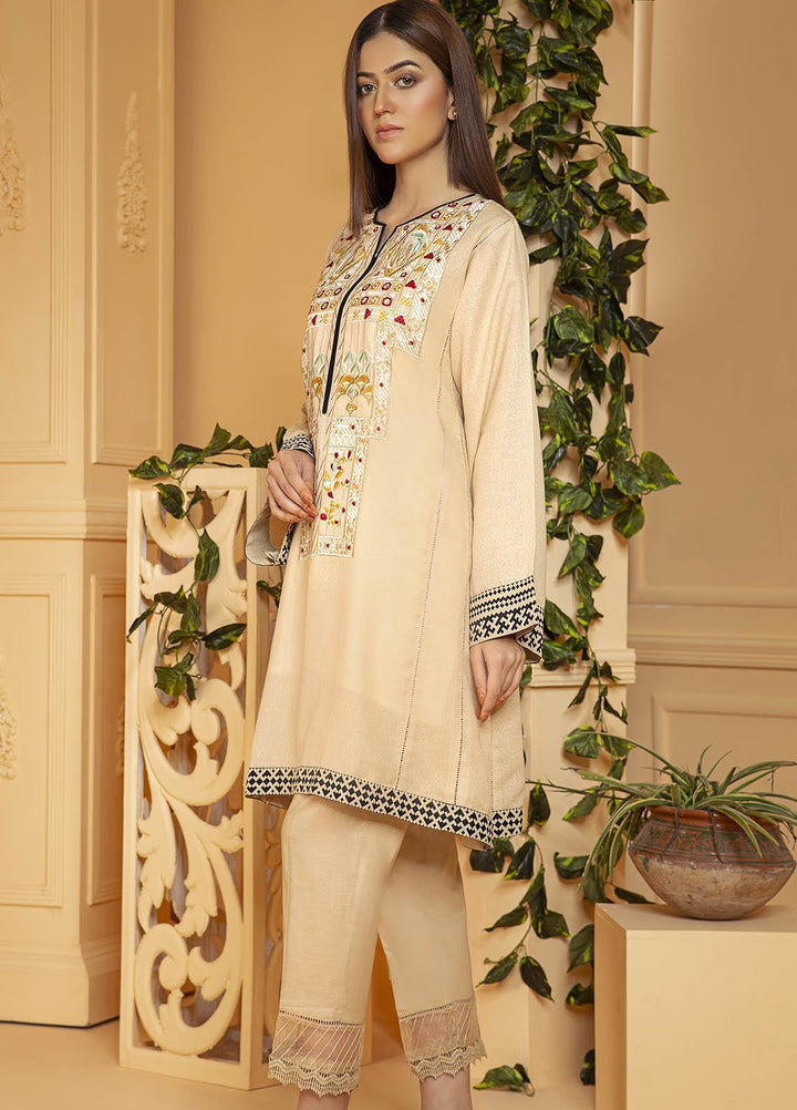 Kross Kulture Embroidered Karandi Stitched Kurtis KB-21040 Skin
