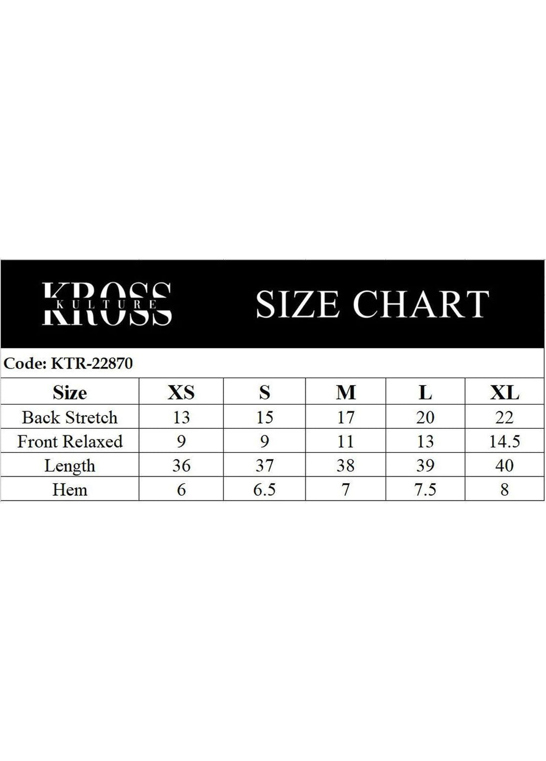 Kross Kulture Pret  Cambric Trouser KPT-22870 B Maroon