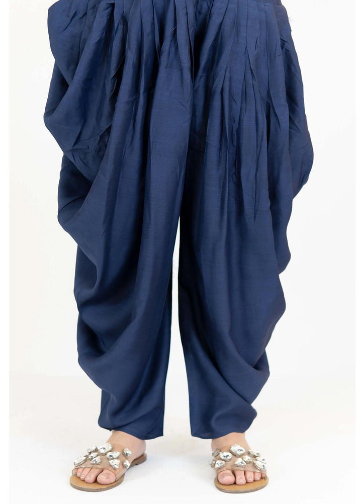 Kross Kulture Pret  Viscose Bottoms KTE-22857 B Navy