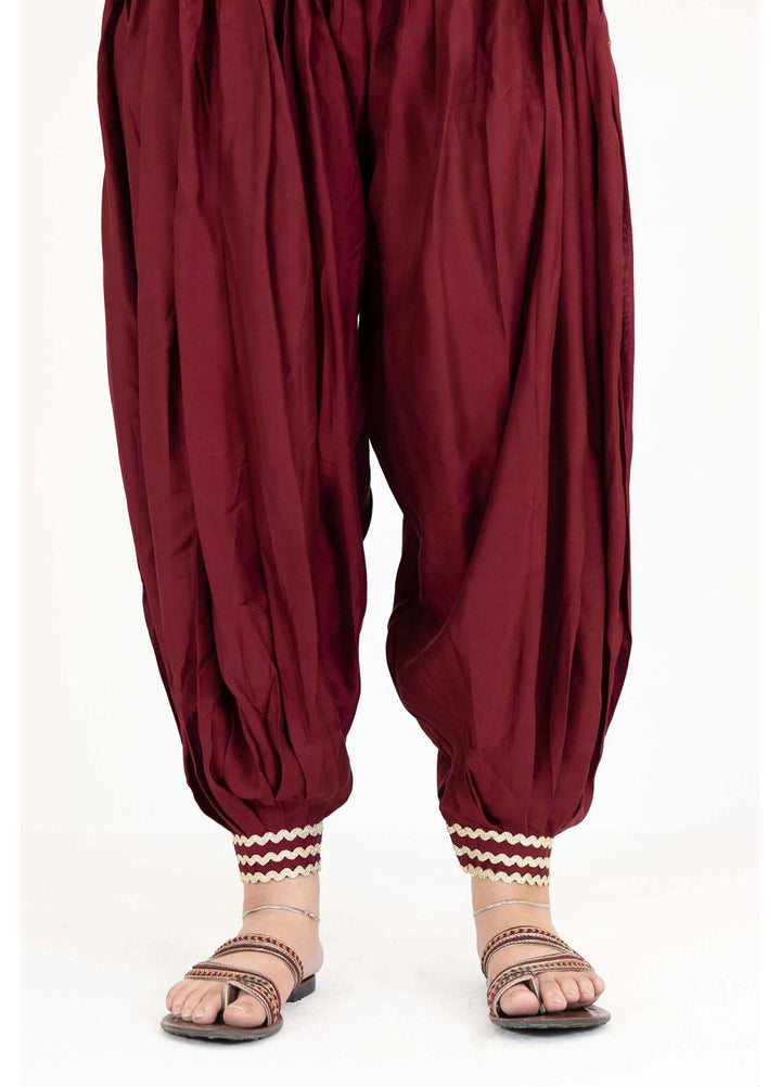 Kross Kulture Pret  Viscose Bottoms KTE-22858 B Mustered