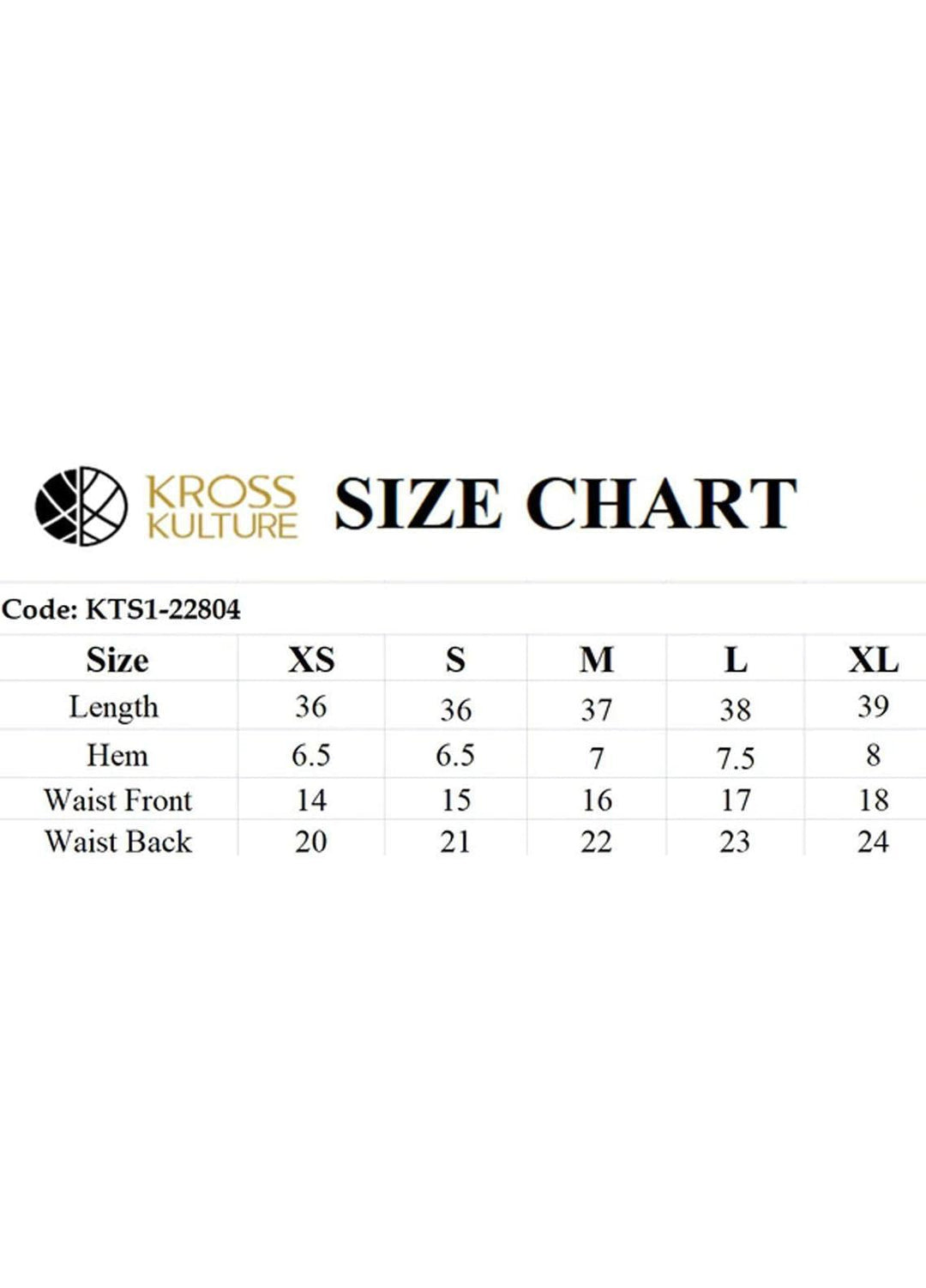 Kross Kulture Pret  Cambric Trouser KTR-22804