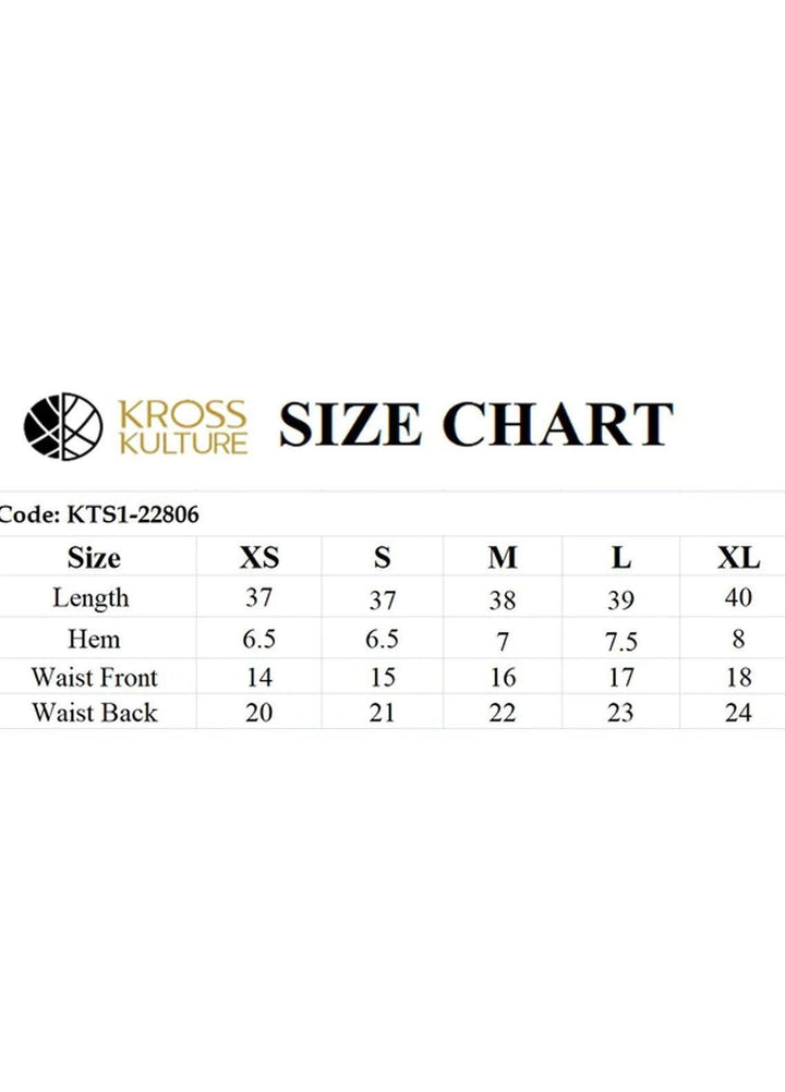 Kross Kulture Pret  Cambric Trouser KTR-22806