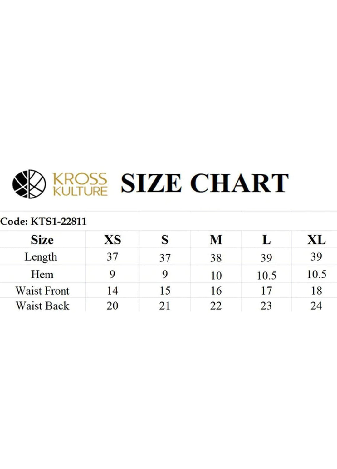 Kross Kulture Pret  Cambric Trouser KTR-22811