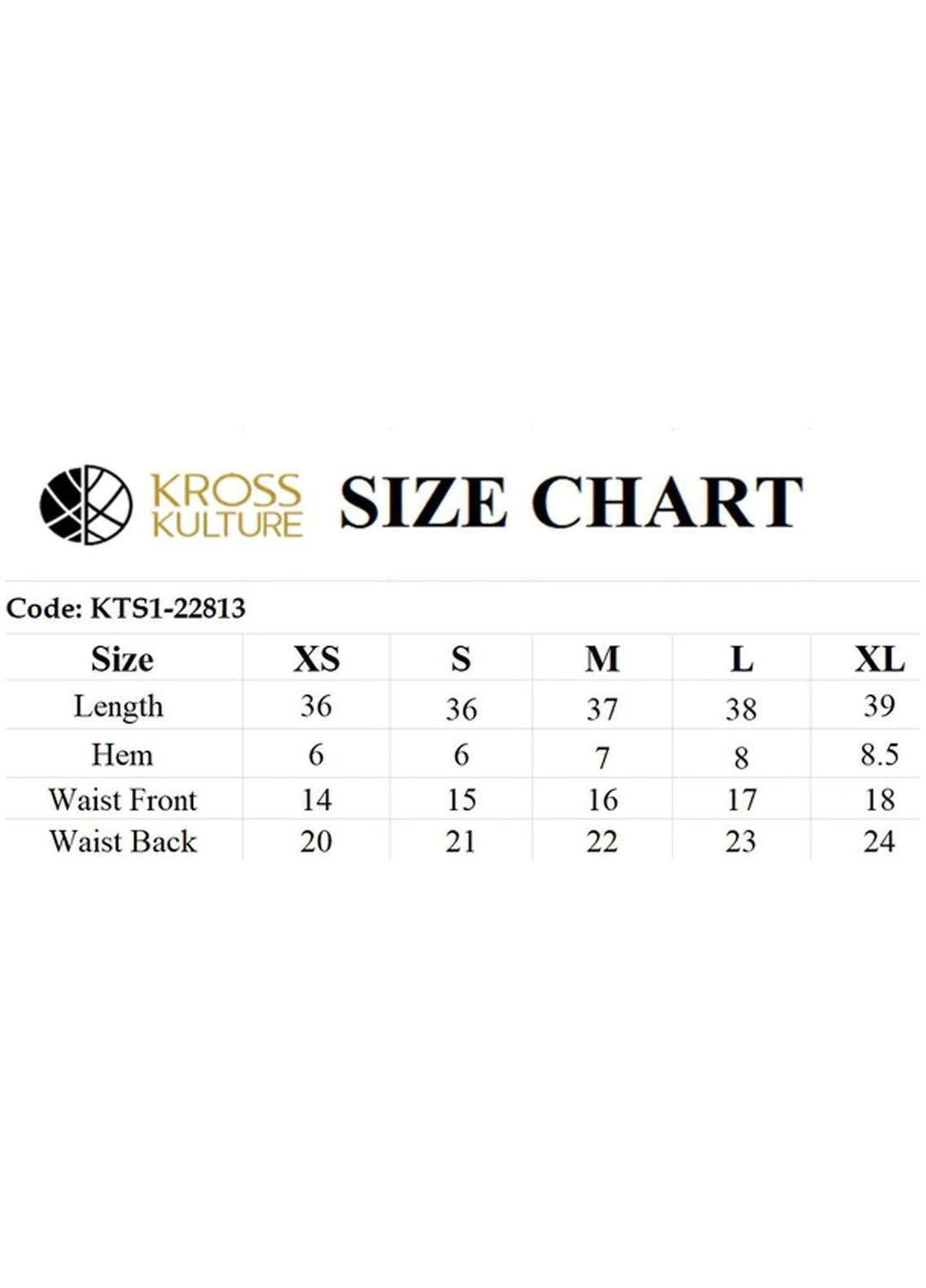 Kross Kulture Pret  Cambric Trouser KTR-22813